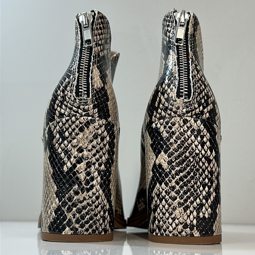 Steve Madden Cedar Snake Skin Print Ankle‎ Booties Size 8 - Picture 6 of 15